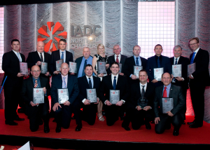 IADC North Sea Chapter Safety Award Winners and Runners-Up.  Front Row (left to right): Hans Krielen, Noble Drilling, Mark Milne, Transocean; Jools Coghill, Ensco; Steven Mullen, Northern Offshore; Stuart Hepburn, Archer; John Fraser, Sodexo;  Back Row (Left to Right): Mark Cowieson, Archer; David McMillian, Noble Drilling; Rob Vander Lan, Noble Drilling; Dave Pirie, Archer; Gunni Walker, North Atlantic Drilling; Eddie Fowler, Odfjell Drilling; Andrew White, Stena Drilling; Grant Stevenson, Stena Drilling; Paul Horne, KCA Deutag; Arild Pettersen, KCA Deutag.